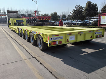 TITAN 120 ton detachable lowbed trailer for sale in Nigeria - Poolhaagis: pilt 2 TITAN 120 ton detachable lowbed trailer for sale in Nigeria - Poolhaagis: pilt 2