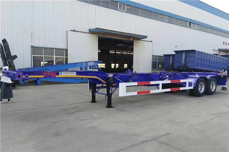 TITABN 2 Axle Gooseneck Container Trailer for Sale In Kenya - Šassii poolhaagis: pilt 5 TITABN 2 Axle Gooseneck Container Trailer for Sale In Kenya - Šassii poolhaagis: pilt 5