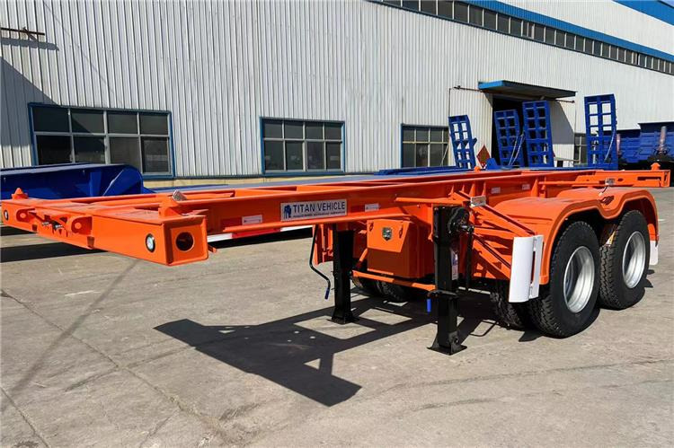 TITAN 2 Axle 20ft Container Chassis Trailer for Sale In Jamaica - Šassii poolhaagis: pilt 1 TITAN 2 Axle 20ft Container Chassis Trailer for Sale In Jamaica - Šassii poolhaagis: pilt 1