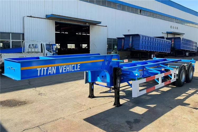 TITAN 2 Axle 20ft ISO Tank Chassis Trailer for Sale In Papua New Guinea - Šassii poolhaagis: pilt 1 TITAN 2 Axle 20ft ISO Tank Chassis Trailer for Sale In Papua New Guinea - Šassii poolhaagis: pilt 1