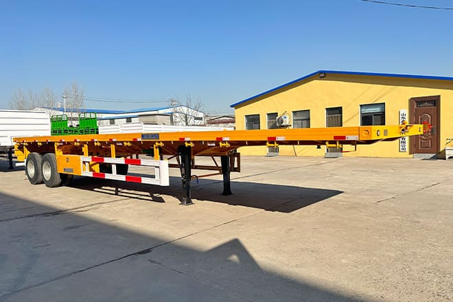 TITAN 2 Axle 40 Ft Flatbed Trailer for Sale in Uganda - Platvorm/ Madelpoolhaagis: pilt 2 TITAN 2 Axle 40 Ft Flatbed Trailer for Sale in Uganda - Platvorm/ Madelpoolhaagis: pilt 2