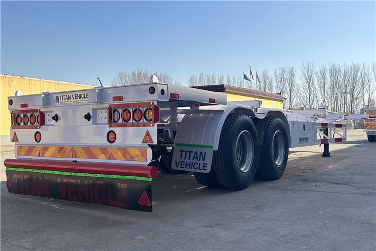 TITAN 2 Axle 40ft Container Transport Trailer for Sale In Nigeria - Šassii poolhaagis: pilt 5 TITAN 2 Axle 40ft Container Transport Trailer for Sale In Nigeria - Šassii poolhaagis: pilt 5