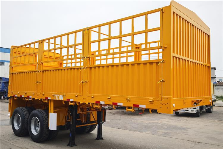 TITAN 2 Axle Fence Semi Trailer for Sale In Senegal - Loomaveo poolhaagis: pilt 1 TITAN 2 Axle Fence Semi Trailer for Sale In Senegal - Loomaveo poolhaagis: pilt 1