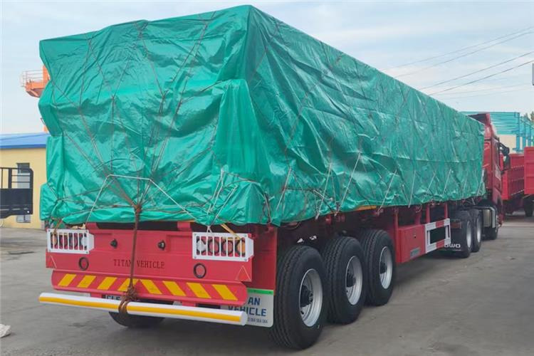 TITAN 2025 New China Flatbed Trailer with Single Tires In Kenya - Šassii poolhaagis: pilt 4 TITAN 2025 New China Flatbed Trailer with Single Tires In Kenya - Šassii poolhaagis: pilt 4
