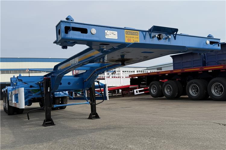 TITAN 3 Axle 40 foot Container Trailer for Sale In Senegal - Šassii poolhaagis: pilt 5 TITAN 3 Axle 40 foot Container Trailer for Sale In Senegal - Šassii poolhaagis: pilt 5