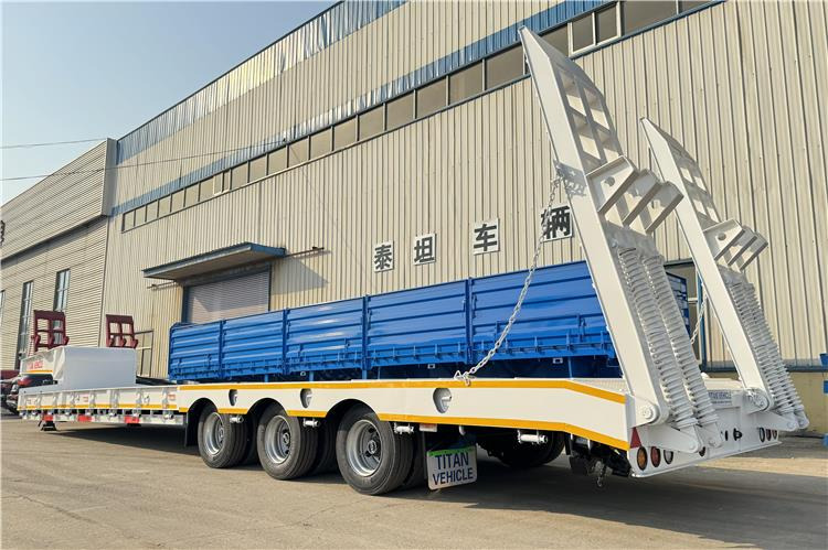 TITAN 3 Axle 80 Ton Lowbed Semi Trailer for Sale In Philippines - Madal platvormpoolhaagis: pilt 2 TITAN 3 Axle 80 Ton Lowbed Semi Trailer for Sale In Philippines - Madal platvormpoolhaagis: pilt 2