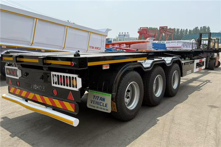 TITAN 3 Axle Skeletal Semi Trailer Price for Sale Near Me In Jamaica - Šassii poolhaagis: pilt 1 TITAN 3 Axle Skeletal Semi Trailer Price for Sale Near Me In Jamaica - Šassii poolhaagis: pilt 1