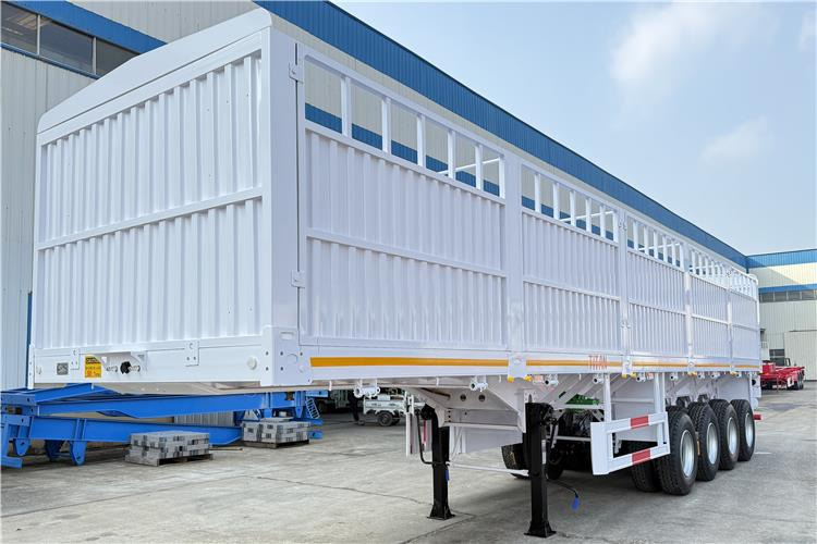 TITAN 4 Axle 80 Ton Fence Cargo Truck Trailer for Sale in Nigeria - Loomaveo poolhaagis: pilt 3 TITAN 4 Axle 80 Ton Fence Cargo Truck Trailer for Sale in Nigeria - Loomaveo poolhaagis: pilt 3