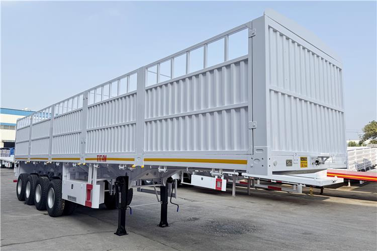 TITAN 4 Axle 80 Ton Fence Cargo Truck Trailer for Sale in Nigeria - Loomaveo poolhaagis: pilt 1 TITAN 4 Axle 80 Ton Fence Cargo Truck Trailer for Sale in Nigeria - Loomaveo poolhaagis: pilt 1