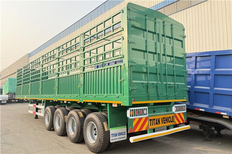 TITAN 4 Axle 80 Ton Livestock Semi Trailer for Sale In Sudan - Loomaveo poolhaagis: pilt 2 TITAN 4 Axle 80 Ton Livestock Semi Trailer for Sale In Sudan - Loomaveo poolhaagis: pilt 2