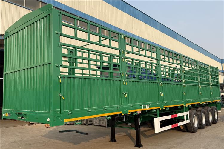 TITAN 4 Axle 80 Ton Livestock Semi Trailer for Sale In Sudan - Loomaveo poolhaagis: pilt 1 TITAN 4 Axle 80 Ton Livestock Semi Trailer for Sale In Sudan - Loomaveo poolhaagis: pilt 1