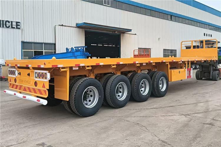TITAN 4 Axle Flatbed Trailer for Sale Price In Senegal - Platvorm/ Madelpoolhaagis: pilt 1 TITAN 4 Axle Flatbed Trailer for Sale Price In Senegal - Platvorm/ Madelpoolhaagis: pilt 1