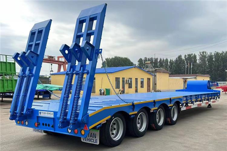 TITAN 4 Axle Low Bed Truck Trailer for Sale In Philippines - Madal platvormpoolhaagis: pilt 2 TITAN 4 Axle Low Bed Truck Trailer for Sale In Philippines - Madal platvormpoolhaagis: pilt 2