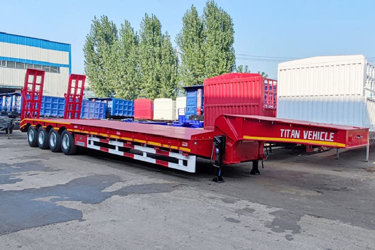 TITAN 4 Axle Low Loader Trailer for Sale in Jamaica - Madal platvormpoolhaagis: pilt 2 TITAN 4 Axle Low Loader Trailer for Sale in Jamaica - Madal platvormpoolhaagis: pilt 2