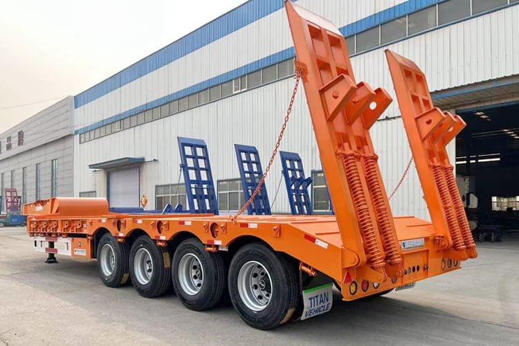 TITAN 4 Axle Lowbed Truck for Sale in Ghana - Madal platvormpoolhaagis: pilt 3 TITAN 4 Axle Lowbed Truck for Sale in Ghana - Madal platvormpoolhaagis: pilt 3