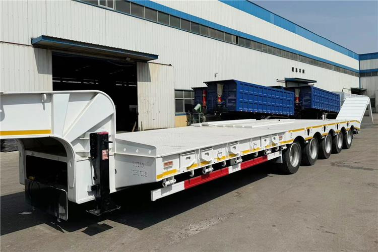 TITAN 5 Axle 100 Ton Low Bed Trailer for Sale In Tanzania - Madal platvormpoolhaagis: pilt 4 TITAN 5 Axle 100 Ton Low Bed Trailer for Sale In Tanzania - Madal platvormpoolhaagis: pilt 4