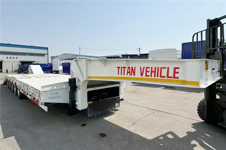 TITAN 5 Axle 100 Ton Low Bed Trailer for Sale In Tanzania - Madal platvormpoolhaagis: pilt 5 TITAN 5 Axle 100 Ton Low Bed Trailer for Sale In Tanzania - Madal platvormpoolhaagis: pilt 5