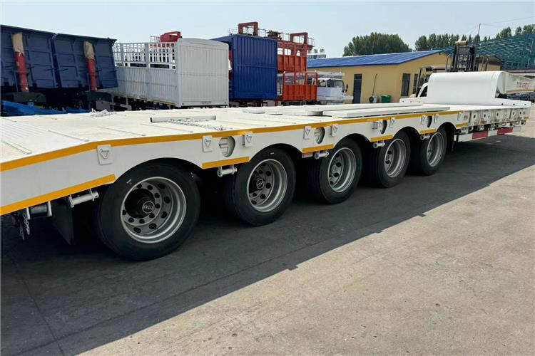 TITAN 5 Axle 100 Ton Low Bed Trailer for Sale In Tanzania - Madal platvormpoolhaagis: pilt 3 TITAN 5 Axle 100 Ton Low Bed Trailer for Sale In Tanzania - Madal platvormpoolhaagis: pilt 3