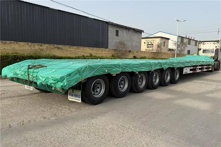 TITAN 6 Axle 80 Ton Low Loader Semi Trailer for Sale In Zambia - Madal platvormpoolhaagis: pilt 2 TITAN 6 Axle 80 Ton Low Loader Semi Trailer for Sale In Zambia - Madal platvormpoolhaagis: pilt 2