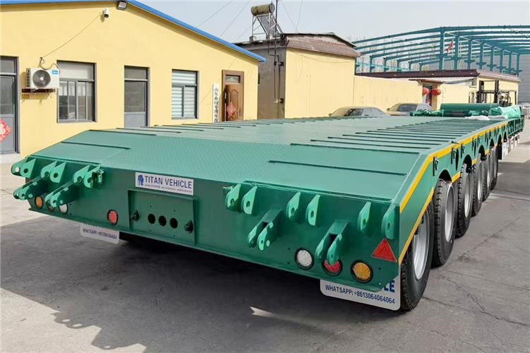 TITAN 6 Axle 80 Ton Low Loader Semi Trailer for Sale In Zambia - Madal platvormpoolhaagis: pilt 3 TITAN 6 Axle 80 Ton Low Loader Semi Trailer for Sale In Zambia - Madal platvormpoolhaagis: pilt 3