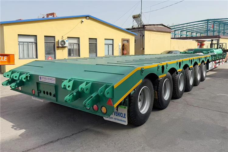 TITAN 6 Axle 80 Ton Low Loader Semi Trailer for Sale In Zambia - Madal platvormpoolhaagis: pilt 4 TITAN 6 Axle 80 Ton Low Loader Semi Trailer for Sale In Zambia - Madal platvormpoolhaagis: pilt 4
