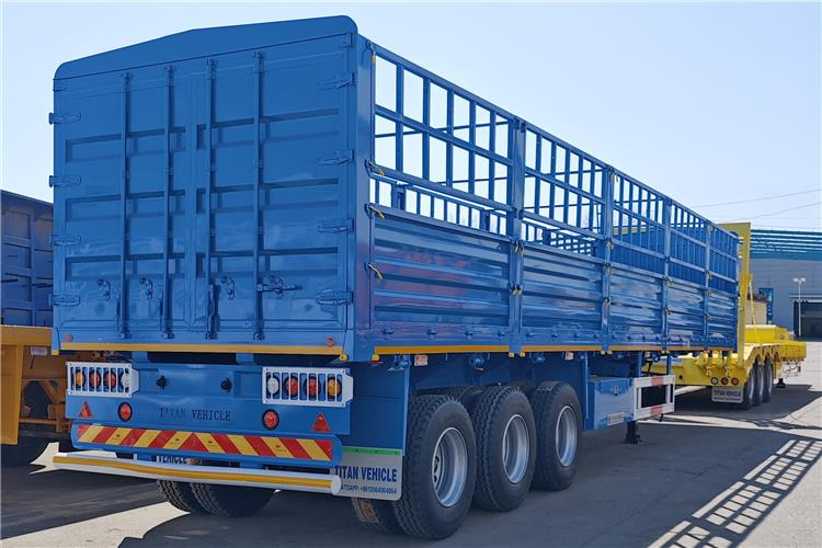 TITAN 60 Ton Fence Cargo Semi Trailer for Sale in Tanzania - Loomaveo poolhaagis: pilt 1 TITAN 60 Ton Fence Cargo Semi Trailer for Sale in Tanzania - Loomaveo poolhaagis: pilt 1