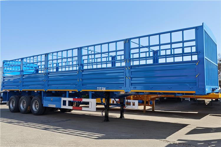 TITAN 60 Ton Fence Cargo Semi Trailer for Sale in Tanzania - Loomaveo poolhaagis: pilt 2 TITAN 60 Ton Fence Cargo Semi Trailer for Sale in Tanzania - Loomaveo poolhaagis: pilt 2