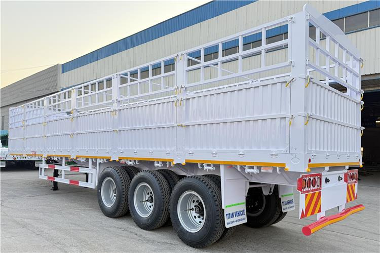 TITAN 80 Ton Fence Cargo Trailer for Sale In Mali - Loomaveo poolhaagis: pilt 3 TITAN 80 Ton Fence Cargo Trailer for Sale In Mali - Loomaveo poolhaagis: pilt 3