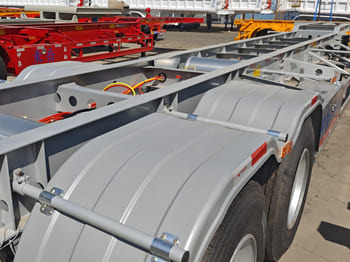 TITAN Container Semi Skeletal Trailer for Sale in Zambia - Šassii poolhaagis: pilt 2 TITAN Container Semi Skeletal Trailer for Sale in Zambia - Šassii poolhaagis: pilt 2
