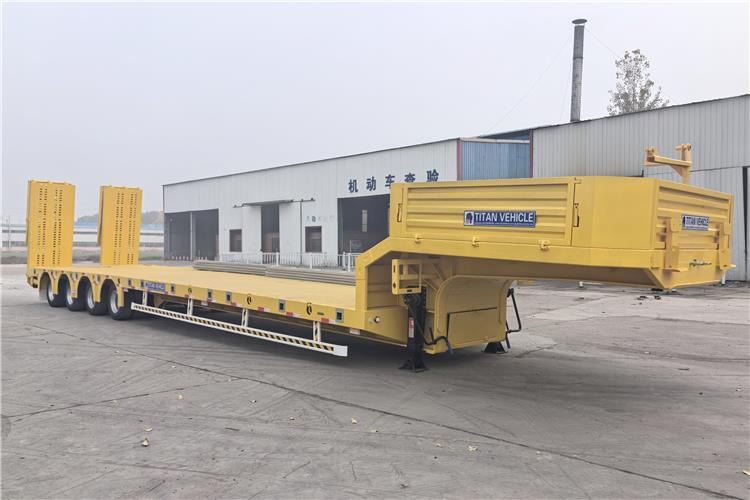 TITAN Heavy Duty 4 Low Bed Trailer for Sale Price In Guinea - Madal platvormpoolhaagis: pilt 1 TITAN Heavy Duty 4 Low Bed Trailer for Sale Price In Guinea - Madal platvormpoolhaagis: pilt 1