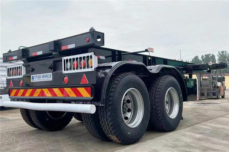 TITAN In Stock 20 ft Shipping Container Trailer for Sale In Ghana - Šassii poolhaagis: pilt 4 TITAN In Stock 20 ft Shipping Container Trailer for Sale In Ghana - Šassii poolhaagis: pilt 4