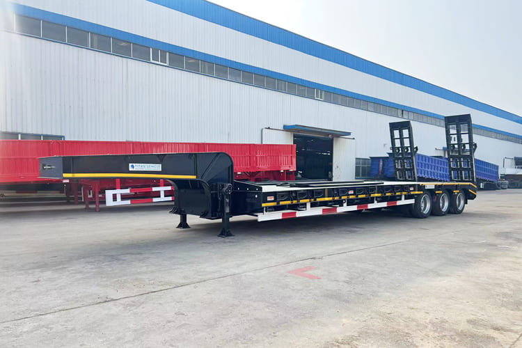 TITAN Low Bed Semi Trailer for Sale in Saudi Arabia - Madal platvormpoolhaagis: pilt 4 TITAN Low Bed Semi Trailer for Sale in Saudi Arabia - Madal platvormpoolhaagis: pilt 4