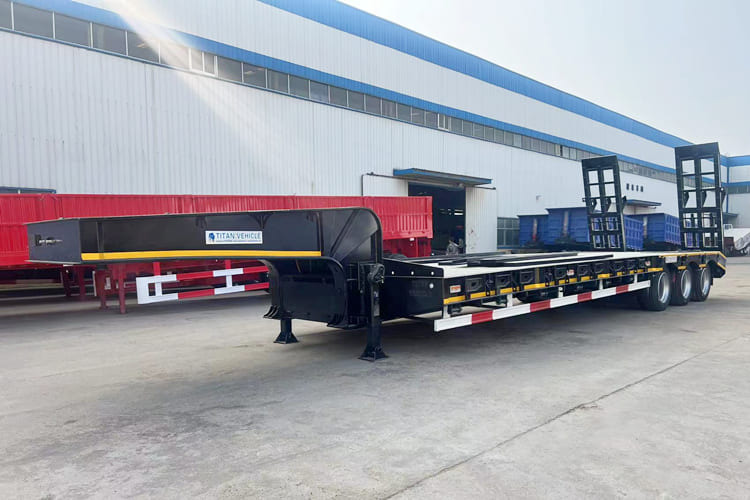 TITAN Low Bed Semi Trailer for Sale in Saudi Arabia - Madal platvormpoolhaagis: pilt 1 TITAN Low Bed Semi Trailer for Sale in Saudi Arabia - Madal platvormpoolhaagis: pilt 1