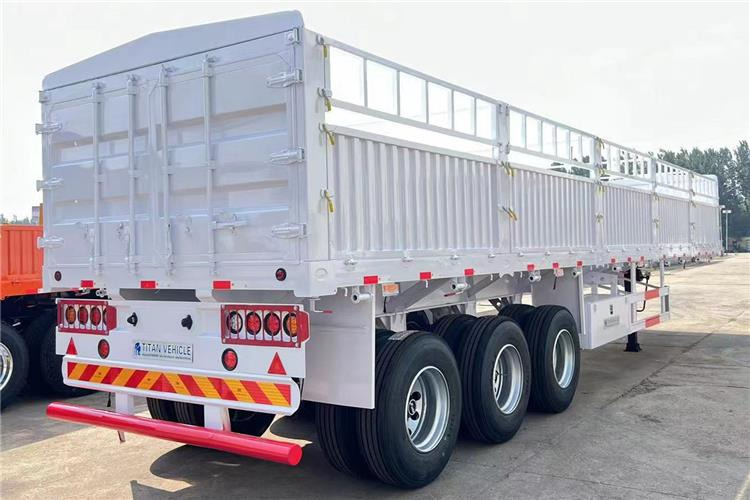 TITAN Tri Axle 60 Ton Fence Cargo Semi Trailer for Sale In Guinea - Loomaveo poolhaagis: pilt 3 TITAN Tri Axle 60 Ton Fence Cargo Semi Trailer for Sale In Guinea - Loomaveo poolhaagis: pilt 3