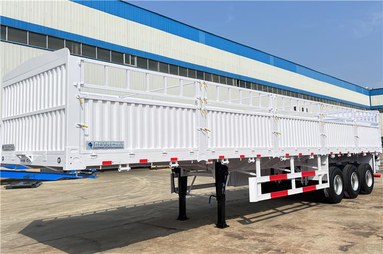 TITAN Tri Axle 60 Ton Fence Cargo Semi Trailer for Sale In Guinea - Loomaveo poolhaagis: pilt 1 TITAN Tri Axle 60 Ton Fence Cargo Semi Trailer for Sale In Guinea - Loomaveo poolhaagis: pilt 1