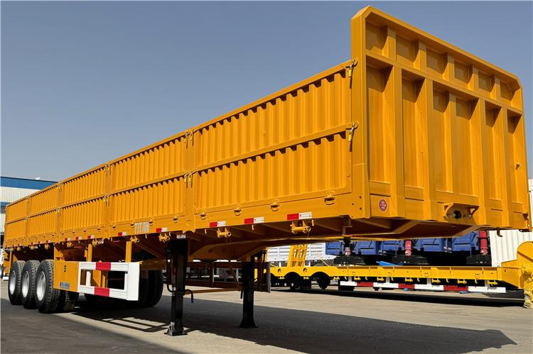 TITAN Tri Axle Side Wall Semi Trailer with 60 Ton Capcaity for Sale In Senegal - Platvorm/ Madelpoolhaagis: pilt 2 TITAN Tri Axle Side Wall Semi Trailer with 60 Ton Capcaity for Sale In Senegal - Platvorm/ Madelpoolhaagis: pilt 2
