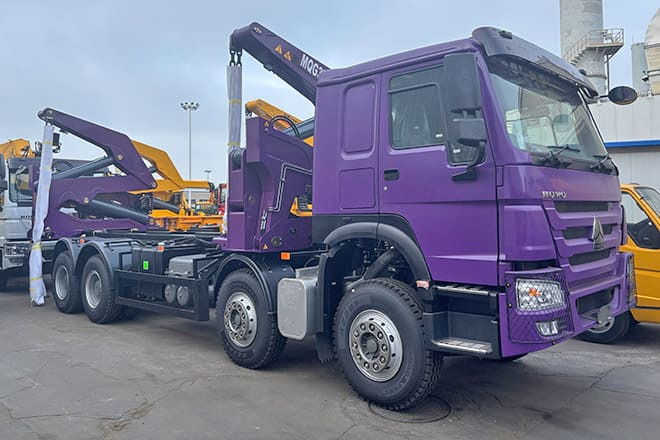 XCMG 37 Ton Container Side Lifter Truck for Sale in Kiribati - Konteinerveduk/ Tõstukiga veoauto: pilt 5 XCMG 37 Ton Container Side Lifter Truck for Sale in Kiribati - Konteinerveduk/ Tõstukiga veoauto: pilt 5