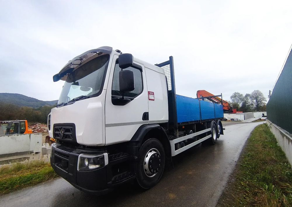 Renault Gama D 26.320 skrzynia hds palfinger PK15500 - Madelveok/ Platvormveok, Kraanaga veoauto: pilt 1 Renault Gama D 26.320 skrzynia hds palfinger PK15500 - Madelveok/ Platvormveok, Kraanaga veoauto: pilt 1