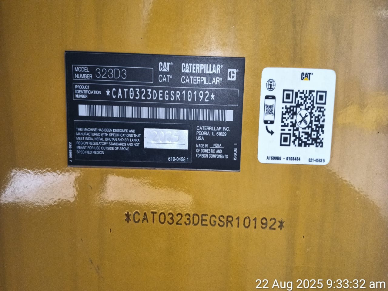 CATERPILLAR 323D3 - Ekskavaator: pilt 4 CATERPILLAR 323D3 - Ekskavaator: pilt 4