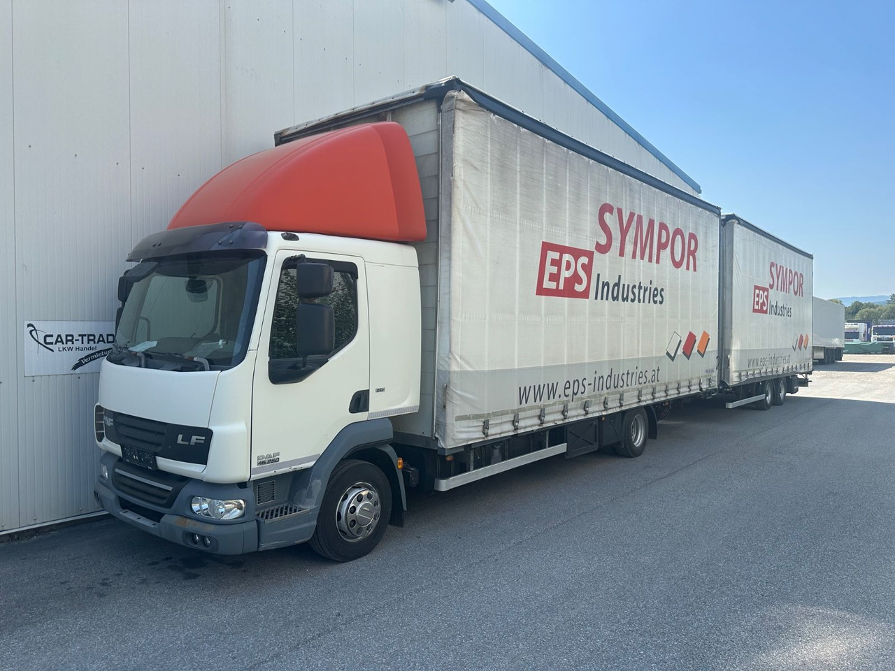 DAF LF 250 Schalter 120m° TÜV - Tent veoauto: pilt 1 DAF LF 250 Schalter 120m° TÜV - Tent veoauto: pilt 1