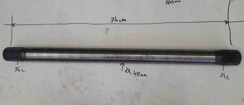 MOST ZF WY 224.0 M0ST POŁOS Z 36/36 - Jõuülekanne: pilt 2 MOST ZF WY 224.0 M0ST POŁOS Z 36/36 - Jõuülekanne: pilt 2