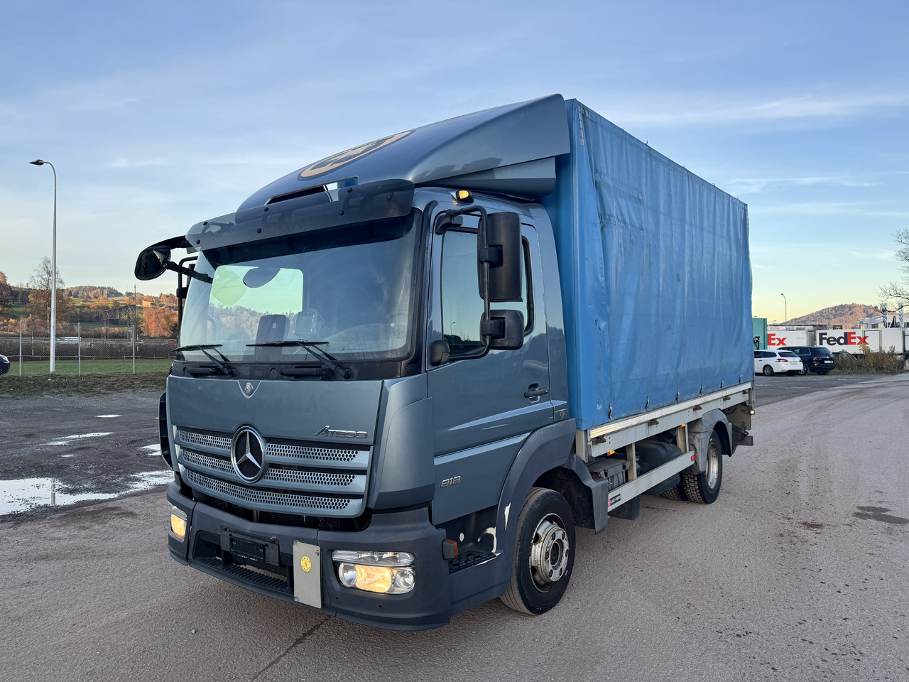 MERCEDES-BENZ Atego 818 - Tent veoauto: pilt 1 MERCEDES-BENZ Atego 818 - Tent veoauto: pilt 1