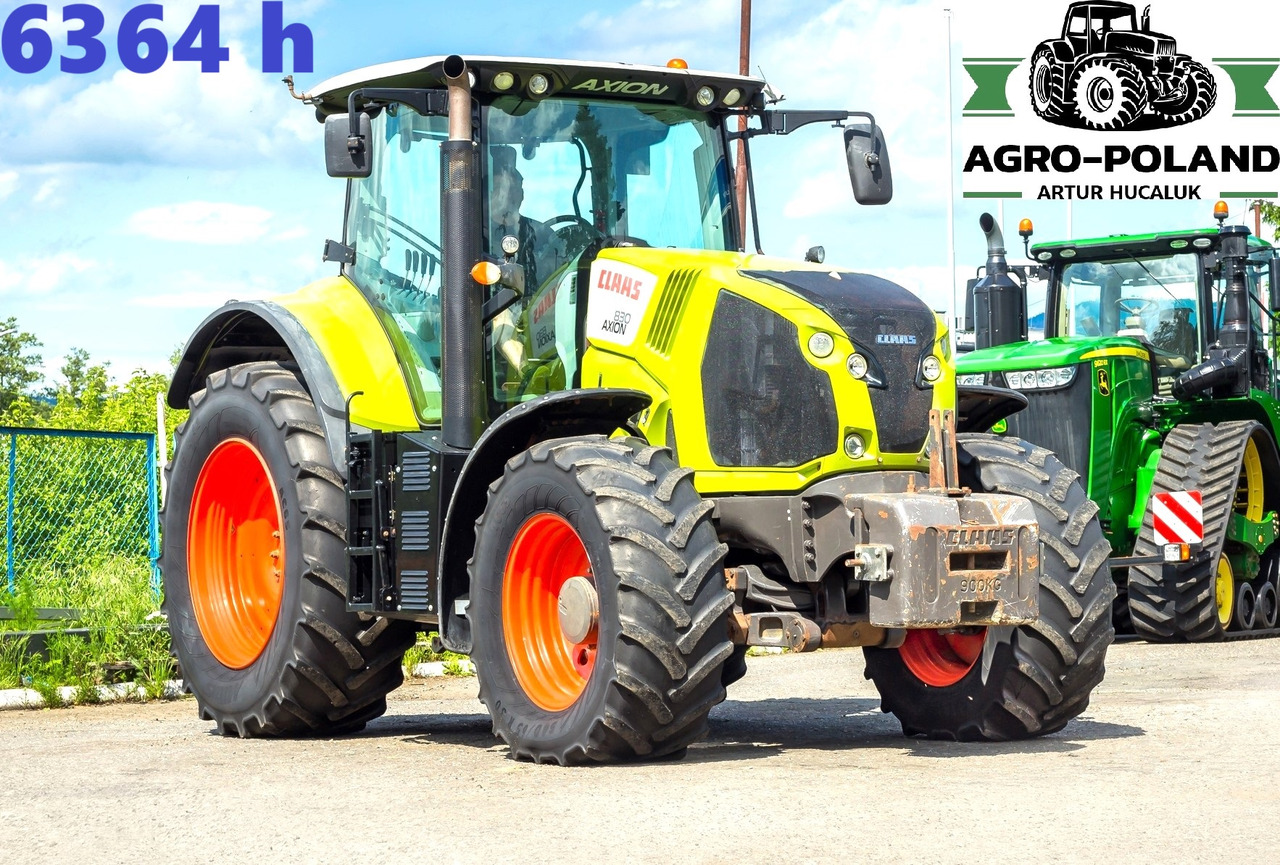 CLAAS AXION 830 - 2017 ROK - 6364 h - ORYGINALNE OPONY - Traktor: pilt 1 CLAAS AXION 830 - 2017 ROK - 6364 h - ORYGINALNE OPONY - Traktor: pilt 1