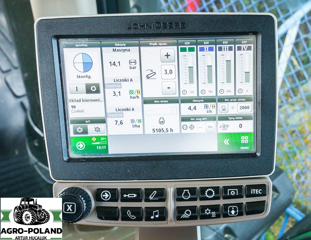 JOHN DEERE 8295 R - 5105 h - POWERSHIFT - AUTOTRAC - 2016 ROK - ORYGINALNE OPONY - Traktor: pilt 4 JOHN DEERE 8295 R - 5105 h - POWERSHIFT - AUTOTRAC - 2016 ROK - ORYGINALNE OPONY - Traktor: pilt 4