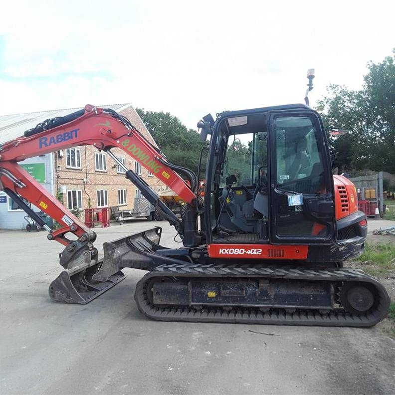 Kubota KX080-4a2 - Miniekskavaator: pilt 1 Kubota KX080-4a2 - Miniekskavaator: pilt 1