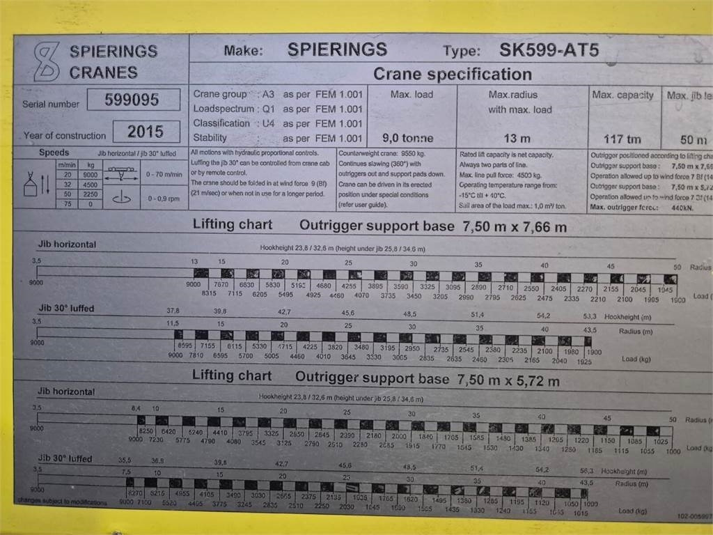Spierings AT5 SK599  - Maastikukraana: pilt 4 Spierings AT5 SK599  - Maastikukraana: pilt 4