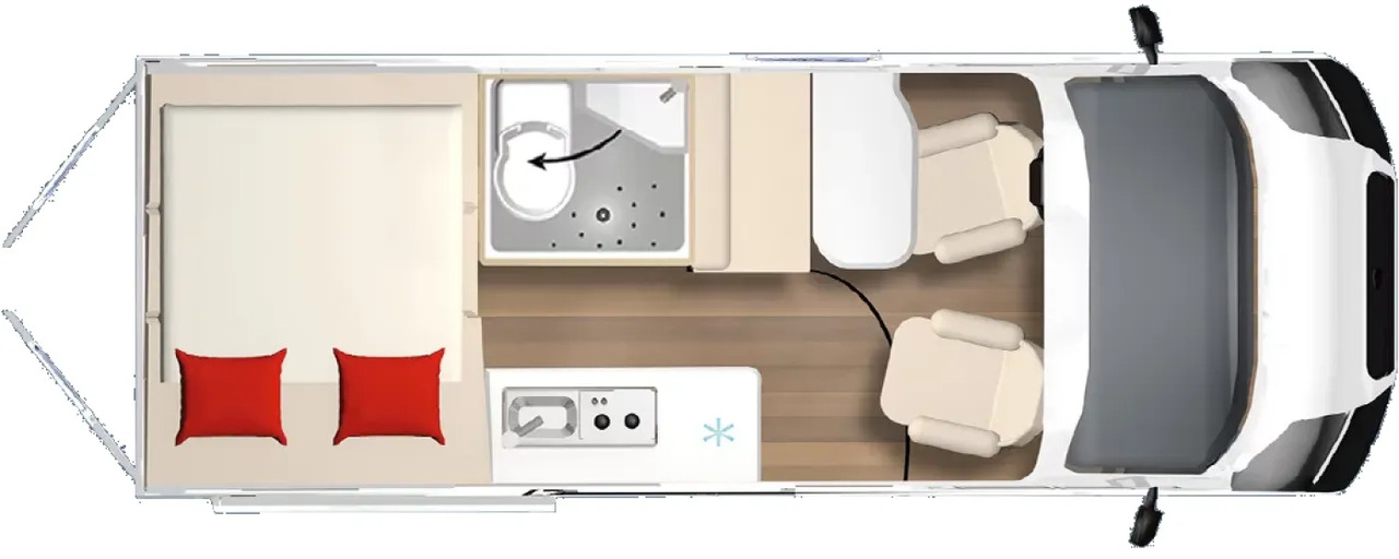 Bürstner B66 C 600 B 66 Voll ausgestattet - Campervan: pilt 2 Bürstner B66 C 600 B 66 Voll ausgestattet - Campervan: pilt 2