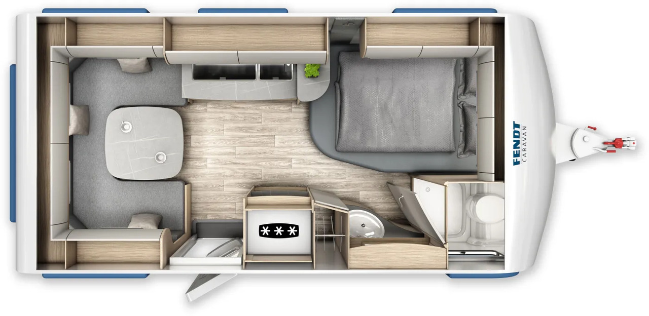 Fendt Bianco Activ 445 SFB Shower-Paket, GFK - Haagissuvila: pilt 2 Fendt Bianco Activ 445 SFB Shower-Paket, GFK - Haagissuvila: pilt 2