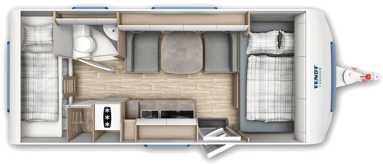 Wohnwagen Fendt Bianco Activ 515 SKF volle Hütte - Haagissuvila: pilt 2 Wohnwagen Fendt Bianco Activ 515 SKF volle Hütte - Haagissuvila: pilt 2