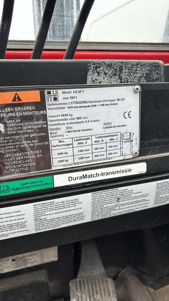 Hyster 2,5 t - Gaasitõstuk: pilt 2 Hyster 2,5 t - Gaasitõstuk: pilt 2